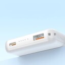Dudao K14s+ 10000mAh 20W Trådløs Powerbank med USB-C, USB-A og MagSafe - Hvit