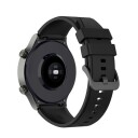 Silikonarmbånd 22mm til Huawei Watch GT3 Pro 46mm - Sort