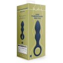 Loveline Teardrop Shaped Anal Plug Baltic Blue Large