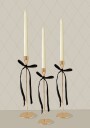 Elegant Gold Taper Candles Plakat / 40x50