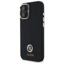 Guess Silikon Hardcase Strass 4G for iPhone 16 - Svart