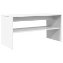 vidaXL TV skap 80 x 35 x 40 cm Hvit Konstruert tre