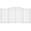  Gabionkurver buede 25 stk 300x50x140/160 cm galvanisert jern