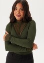 Only Onltilde L/S High Neck Lace Top JRS
