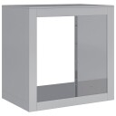 Vedstativ 60x40x60 cm galvanisert stål