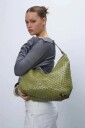 Adax Salerno Shoulder Bag Mindy   Green   ONE SIZE