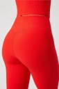 Björn Borg - Treningstights Studio Ribbed Flare Tights Regular - Orange