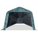 vidaXL Flyttbart kvegtelt PVC 550 g/m² 3,3x16 m mørkegrønn