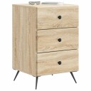  Nattbordskap Sonoma eik 43 x 41 x 66,5 cm Konstruert tre