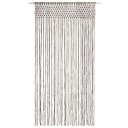 vidaXL Makramé gardin taupe 140x240 cm bomull