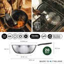 Fiskars Functional Form wok 28 cm keramisk