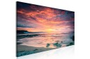 Tavla Beach in Crete 1 Part Narrow Red 135x45  