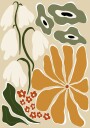 Classic Mid Century Florals Plakat Plakat / 100x150cm