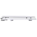 vidaXL Toalettsete MDF stilrent design hvit