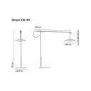 Marset Ginger XXL 60 Gulvlampe Oak
