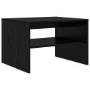  Kaffebord Svart Eik 60 x 50 x 40 cm Konstruert tre