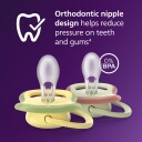 Philips Avent Ultra Air Smokk 18+ mnd Oransje/Rosa 2 stk