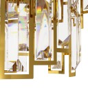 Calmeilles hengelampe messing Ø 63 cm glass – Stars of Light   Stue   Med flere lyskilder