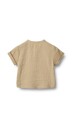 Wheat Skjorte S/S Svend Soft sand (62 cm)