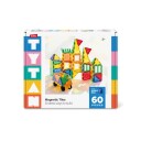 Magnetic Tiles TYTAN Magnetisk Byggesett – 60 Brikker med Bæreveske