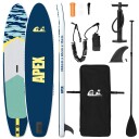  Oppblåsbar Stand Up Paddle Board APEX 366 x 81 x 15 cm Blå for