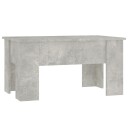 Salongbord betonggrå 79x49x41 cm konstruert tre