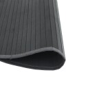  Teppe rund grå 100 cm bambus 8721012370074