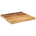  Bordplate 40x40x2,5 cm firkantet grovt heltre mango