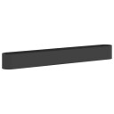 vidaXL Hevet Hagebed Svart 360 x 40 x 40 cm