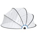vidaXL Bassengkuppel rund 315x158 cm PVC