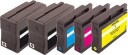 Peach HP 932XL/933XL BK/Y/C/M kompatible blekkpatroner 5 pk PI300 578