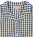 Konges Sløjd Kim ss shirt gots – captains blue check 4år