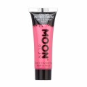 Rosa Glow in the Dark Ansiktog Kroppsmaling 12 ml