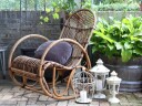 Chic Antique Fransk gyngestol fra Chic Antique H100/L106/B58 cm