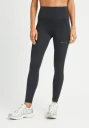 Röhnisch Flattering Curved High Waist Tights Sort S til Damer - Komfortable Treningstights