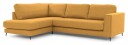 Juvila PALMA Sofa m. chaiselong 3,5-pers. open venstre, Gul   Unoliving