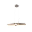 Lucande Quinn LED-hengelampe nikkel 3 lyskilder