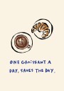 Cozy Croissant Coffee Plakat / 70x100