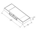 Lumia Vegglampe 10W Dimbar LED 2700K Hvit