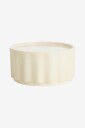 Ellos Home   Salongbord Cloth Ø 74 cm   Hvit