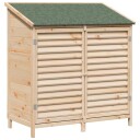 vidaXL Hagehus med tak Naturlig 106 x 56 x 113,5 cm Massiv Furu Tre