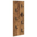  Vegghengt kleshenger Veggmontert Gammelt tre 30 x 1.5 x 80 cm