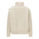 Yves Salomon Dame Strikkevarer Beige S,