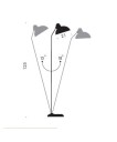 Fritz Hansen Kaiser Idell 6556 Gulvlampe Hvit