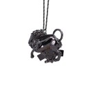 Nemesis Now Gryffindor Crest Hengende Ornament Julepynt i Sølv - Harry Potter 6 cm
