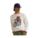 Polo Ralph Lauren Cotton Bear Sweater Deckwash White