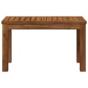 vidaXL Kaffebord Naturlig 60,5 x 30 x 36 cm Solid akasietre