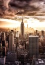 Dramatic New York City Skyline Plakat / 30x40