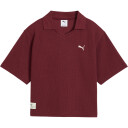 PUMA Class Relaxed Pinnacle Polo T skjorte Dame Bordeaux M