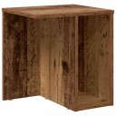 vidaXL Avlastningsbord Gammelt tre 37 x 32 x 40 cm Konstruert tre